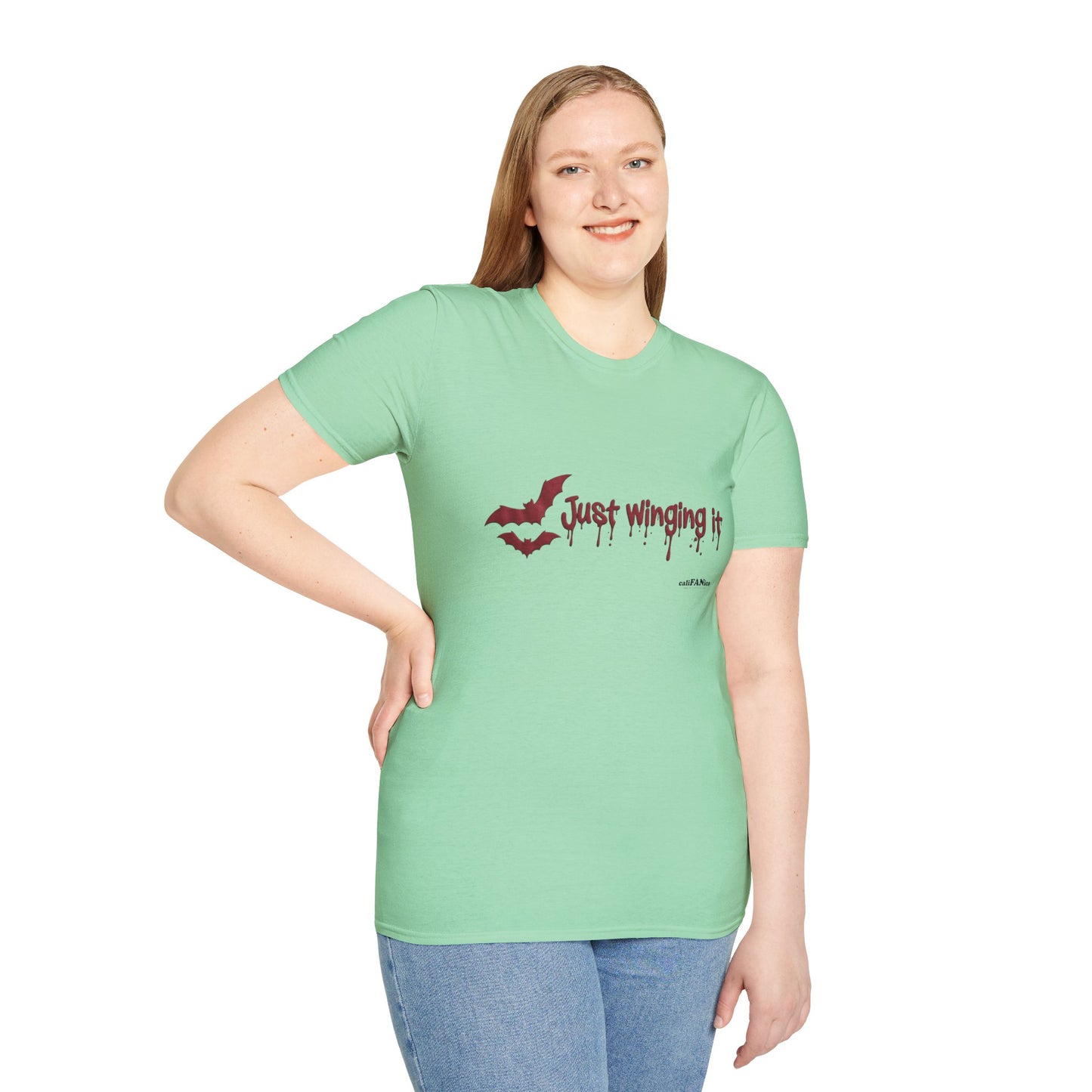 Spooky Bat Design T-Shirt - Perfect for Halloween, Autumn, Unique Graphic Tee