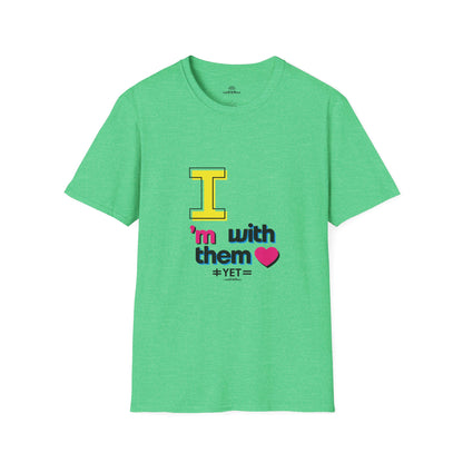 I’m With Them LGBTQ Pride Unisex Softstyle T-Shirt | Casual Wear, Gift for Friends, Pride Events Shirt, Graphic Tee, Inclusive Fashion