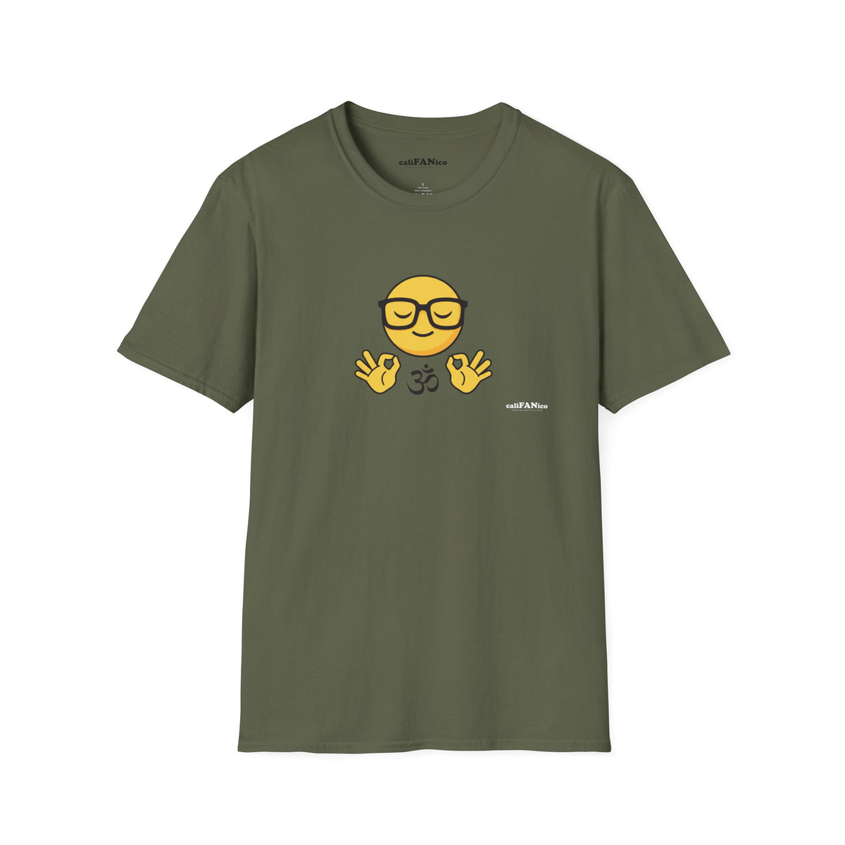 Zen Emoji T‑Shirt — Relaxed Mindfulness Graphic Tee