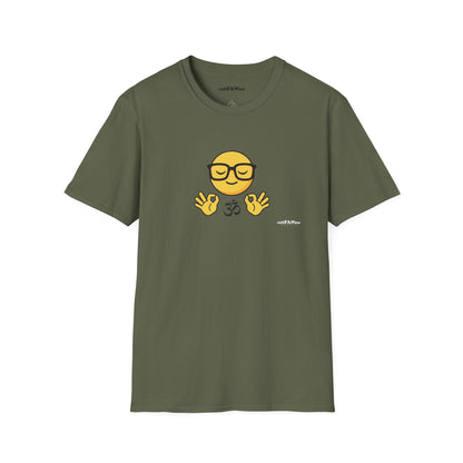 Zen Emoji T‑Shirt — Relaxed Mindfulness Graphic Tee