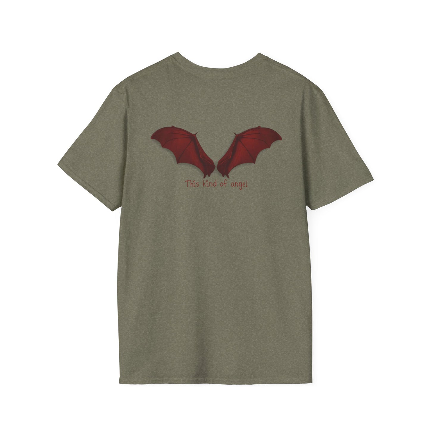 Spooky Bat Design T-Shirt - Perfect for Halloween, Autumn, Unique Graphic Tee