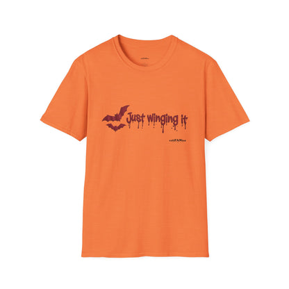Spooky Bat Design T-Shirt - Perfect for Halloween, Autumn, Unique Graphic Tee