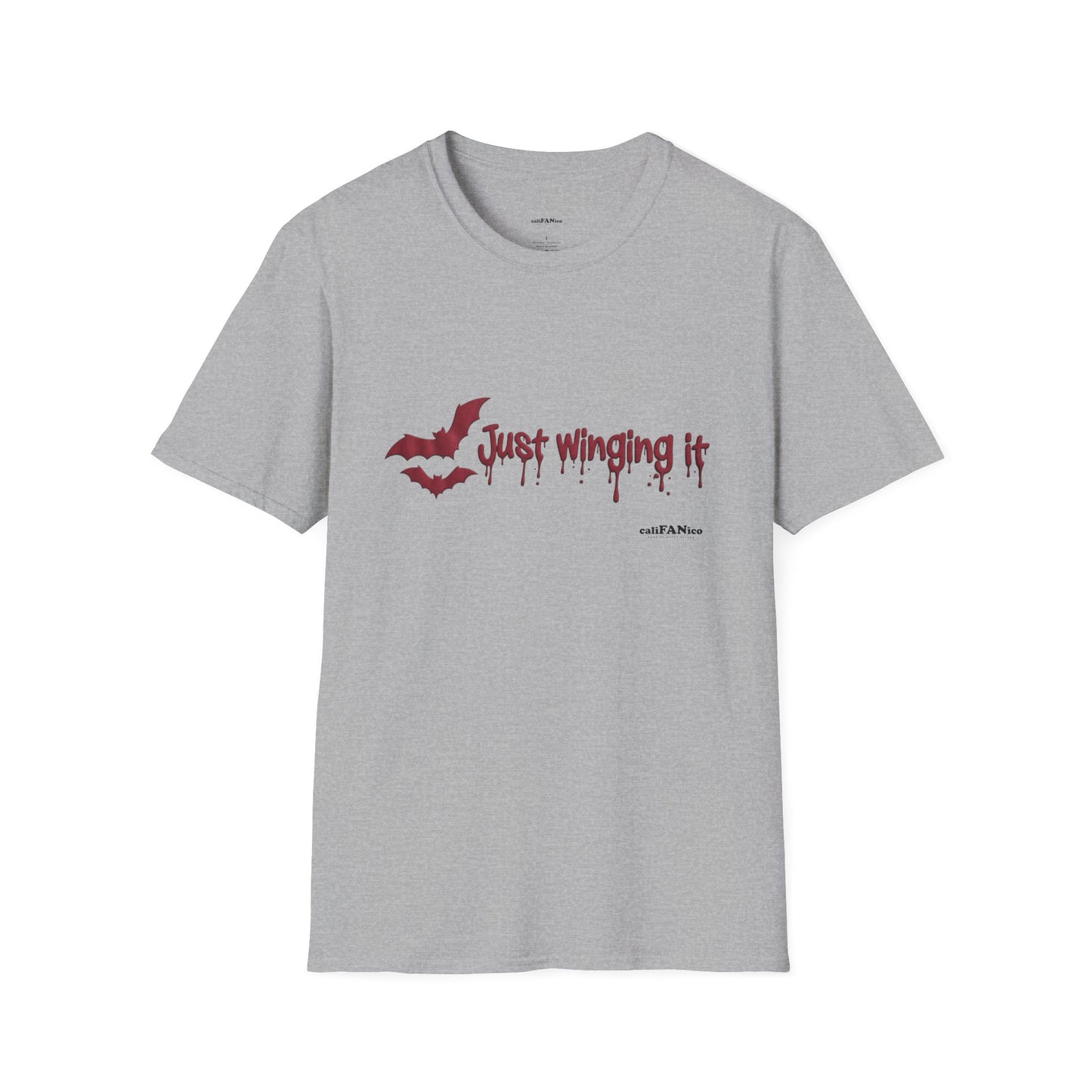 Spooky Bat Design T-Shirt - Perfect for Halloween, Autumn, Unique Graphic Tee