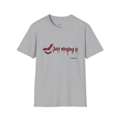 Spooky Bat Design T-Shirt - Perfect for Halloween, Autumn, Unique Graphic Tee