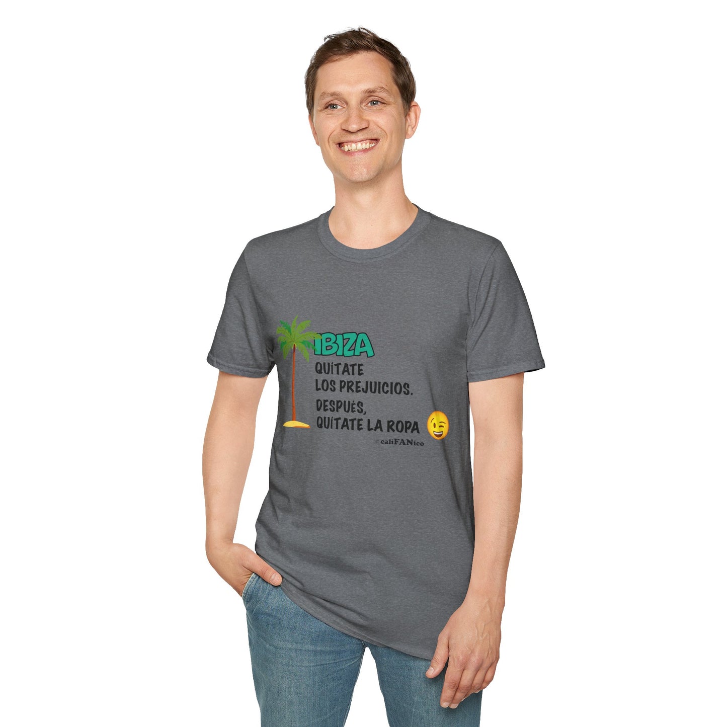 Vibrant Ibiza Statement Tee - Beach T-Shirt, Unisex Casual Summer Shirt, Travel Shirt, Beach Wear, Gift for Vacation Lovers