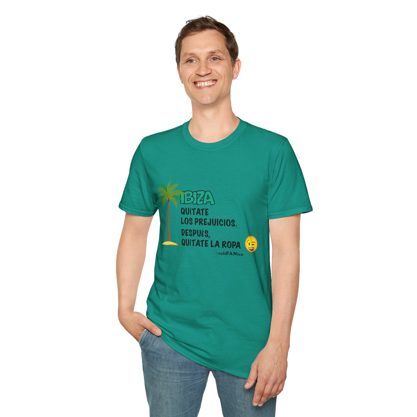 Vibrant Ibiza Statement Tee - Beach T-Shirt, Unisex Casual Summer Shirt, Travel Shirt, Beach Wear, Gift for Vacation Lovers