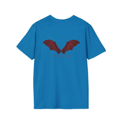 Spirit Animal T-Shirt, Bat Spirit Animal T-Shirt, Soft Style Tee, Halloween Tee, Funny T-Shirt, Quirky Graphic Shirt, Bat Design, Vampire Design