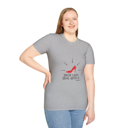 Funny T-Shirt Shoe Lover Lady Soft style T-Shirt